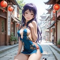 スクールアイドル⁉😅「園田海未 国立音ノ木坂学院二年生」チャイナ服Ver．【model：waiANIHENTAIPONYXL_v60 9枚目