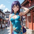 スクールアイドル⁉😅「園田海未 国立音ノ木坂学院二年生」チャイナ服Ver．【model：waiANIHENTAIPONYXL_v60 8枚目