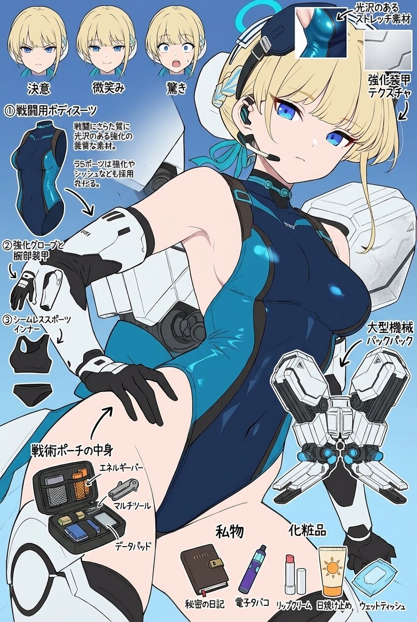 二次創作アーマートキちゃん解説図♪