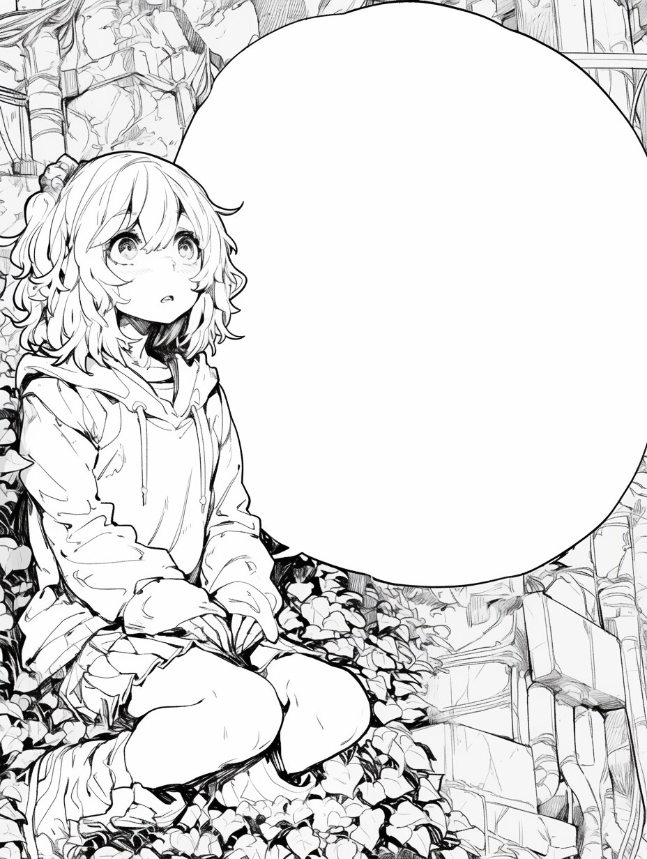 クソデカ吹き出しちゃん | の人気AIイラスト・グラビア