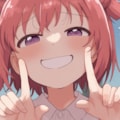 V4フル版　ゆるゆり　赤座あかり　指で頬をつつく 7枚目