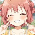 V4フル版　ゆるゆり　赤座あかり　指で頬をつつく 5枚目