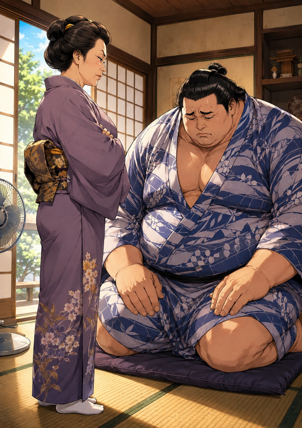 横綱より強い、おかみさん | の人気AIイラスト・グラビア