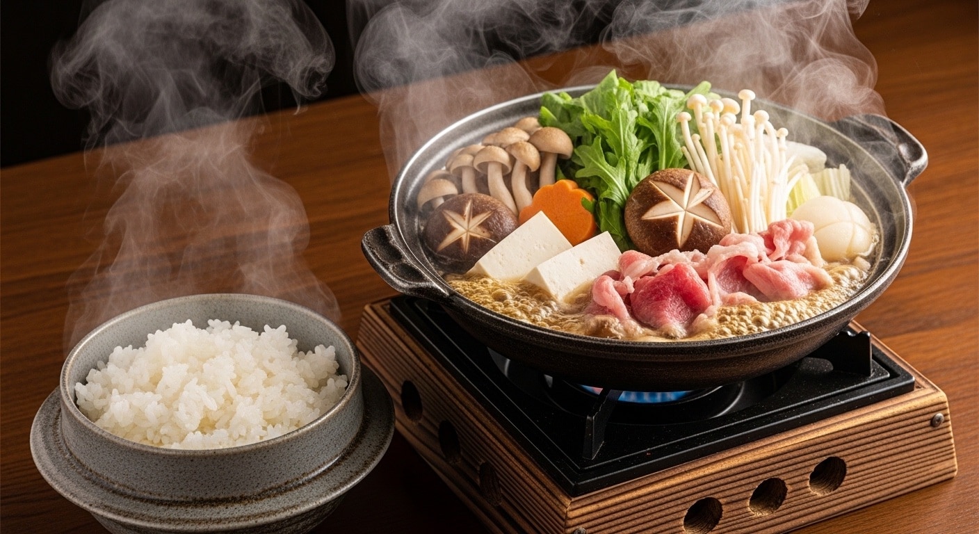 摩訶不思議食堂のあったか鍋米飯付き | の人気AIイラスト・グラビア