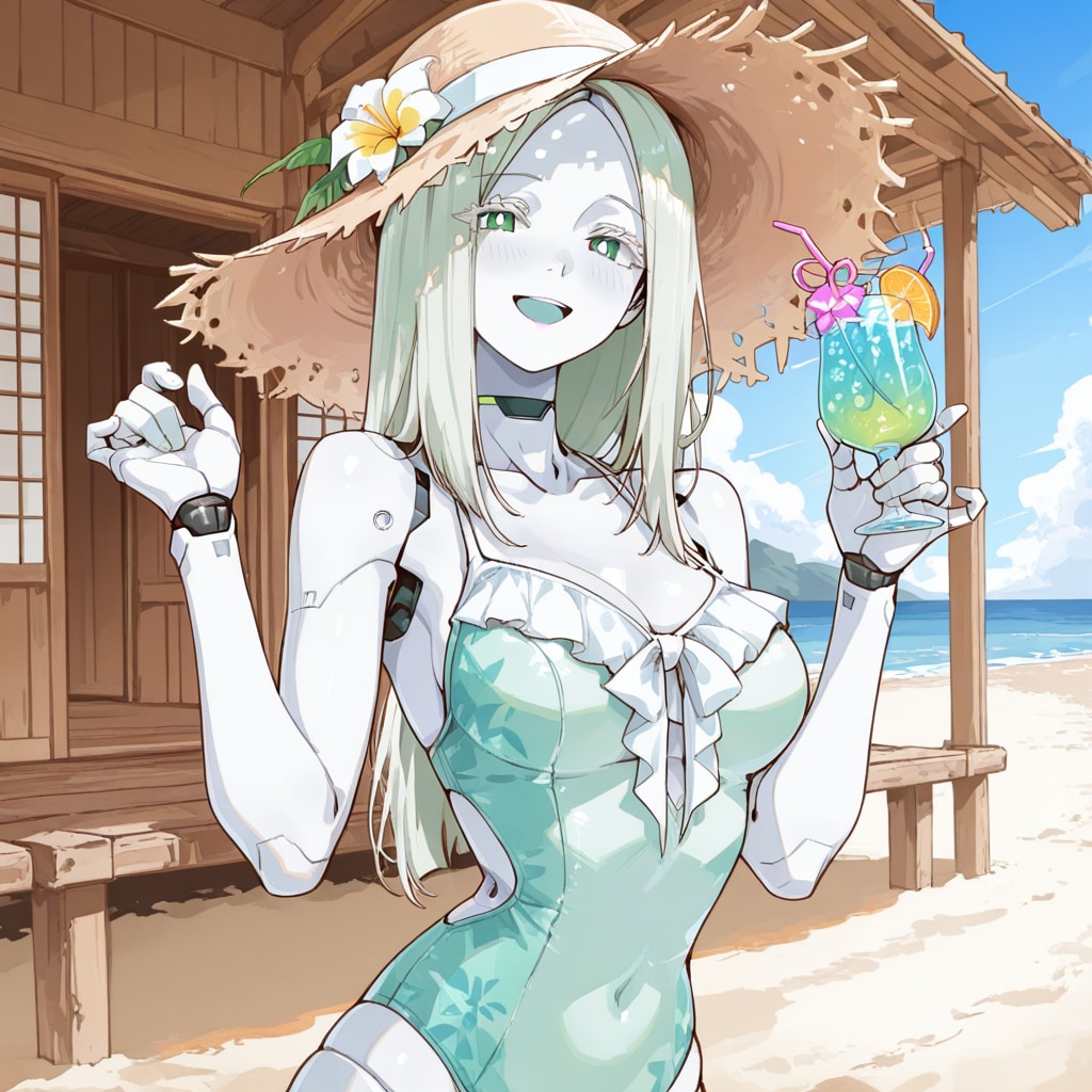 夏のアンドロイドちゃん