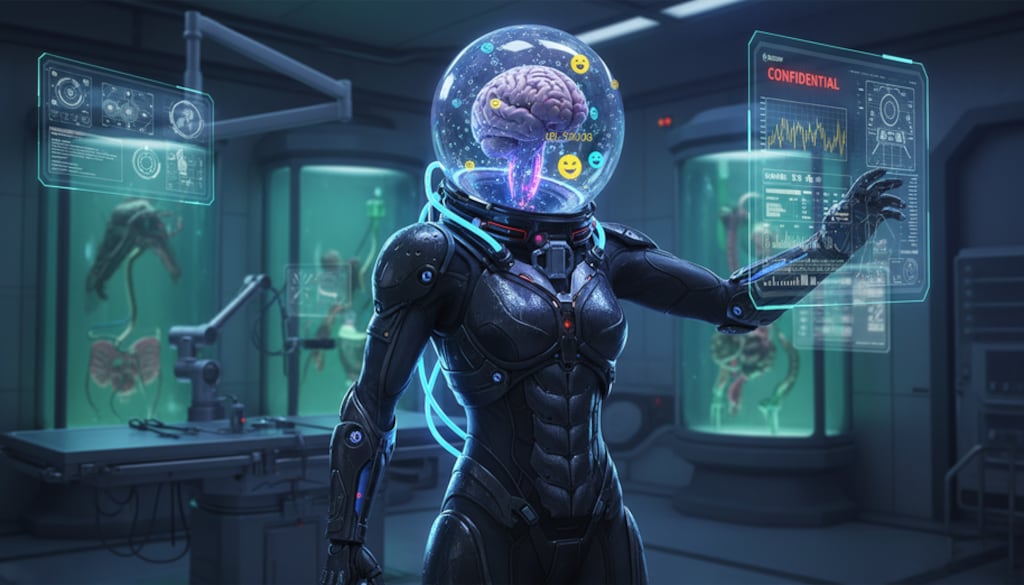 Brain-augmented humanoid #01