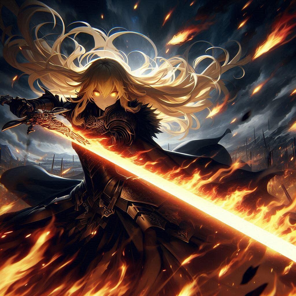 ブロンドの女騎士さん738