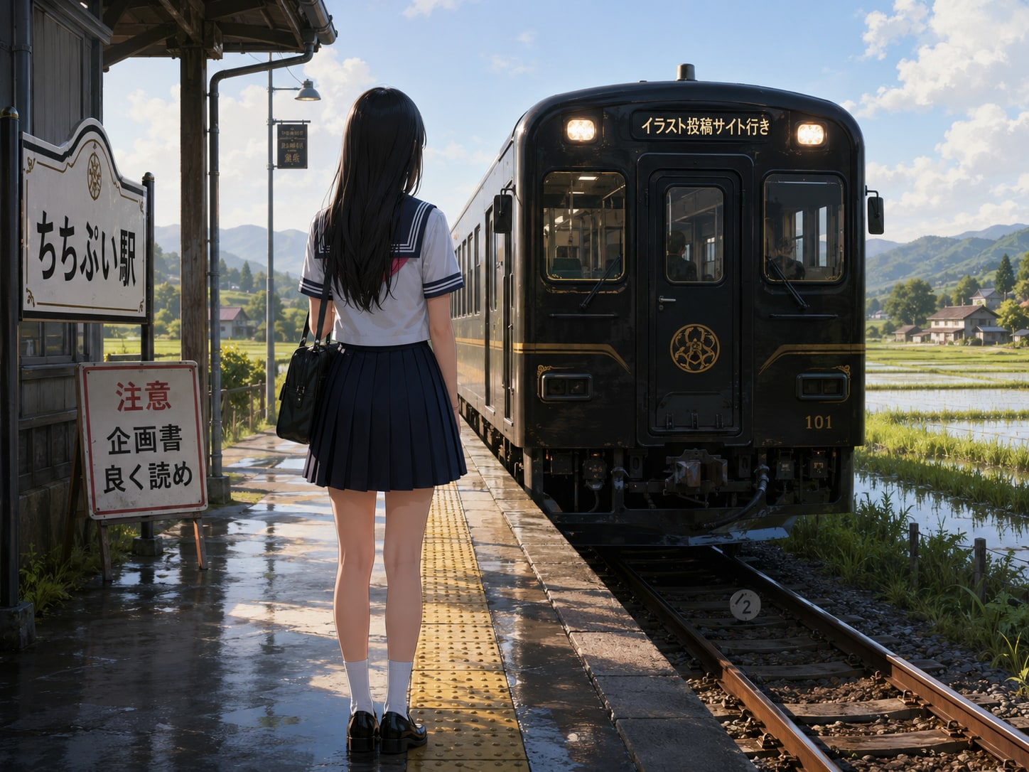 ししょちゃん通学風景