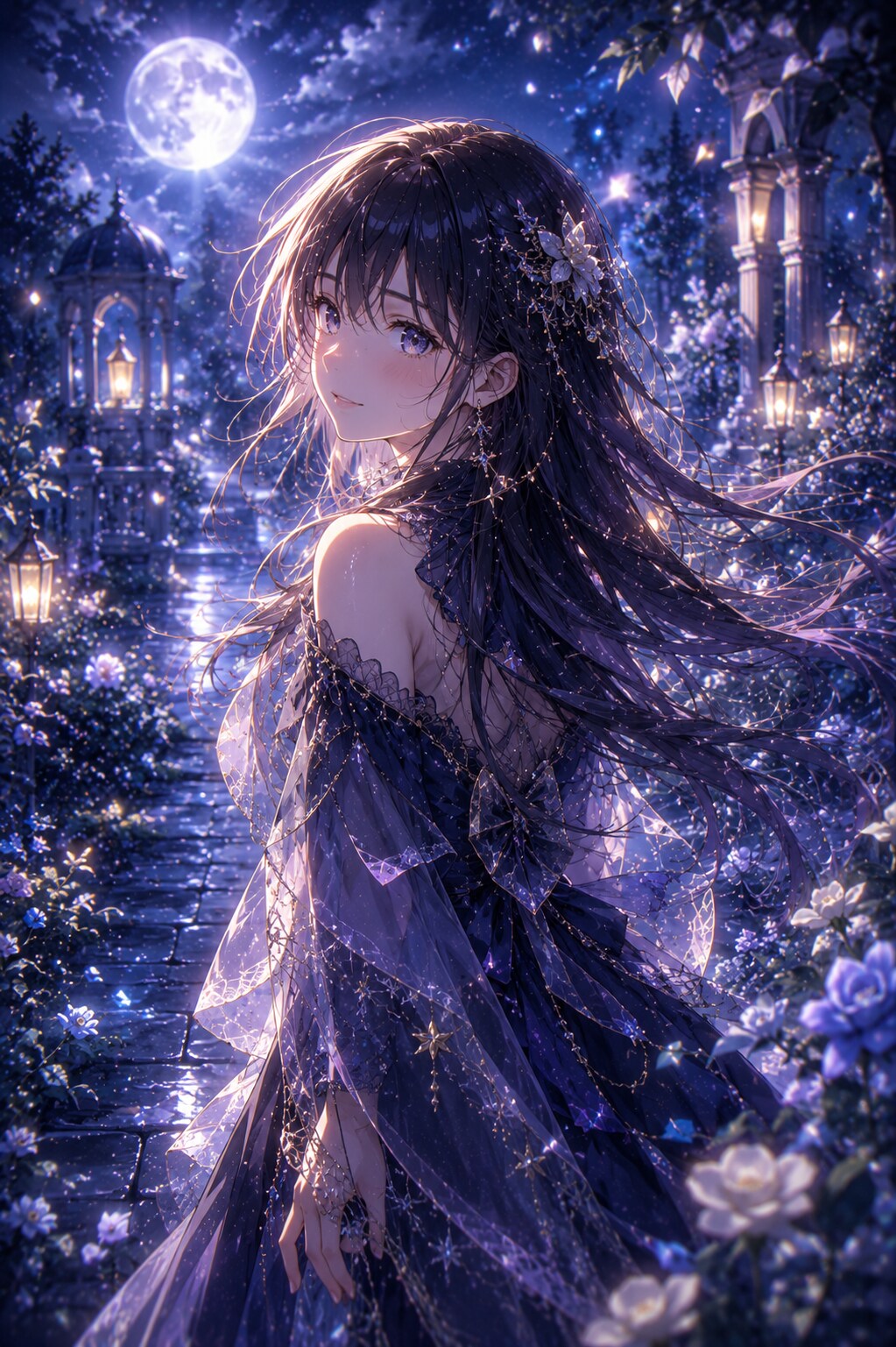 月明かりの中で、君を見つけた。