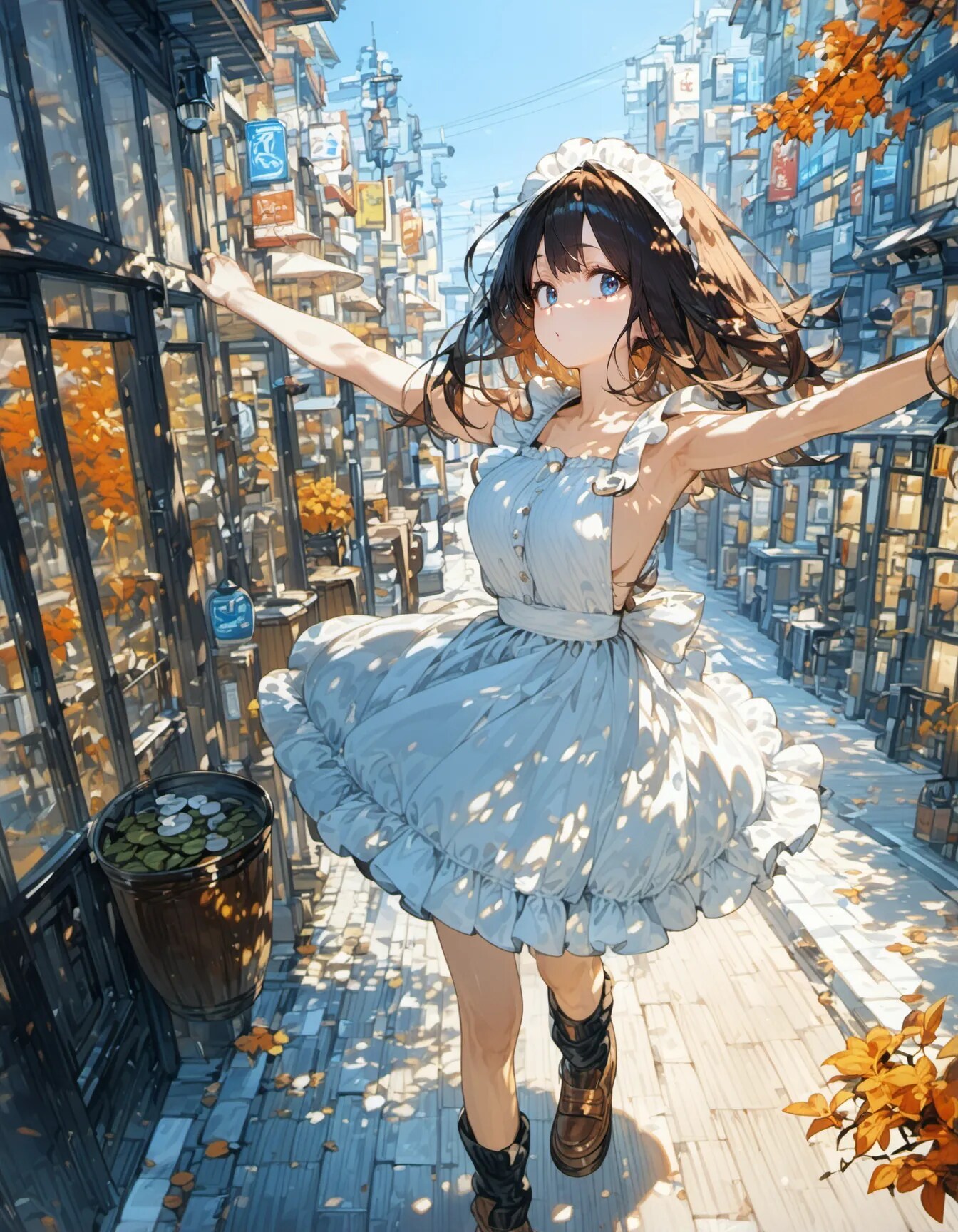 Autumn Waltz in the Old Town | の人気AIイラスト・グラビア