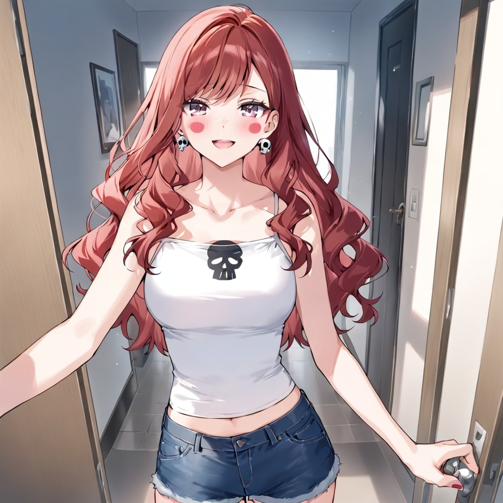 朝の奥様。