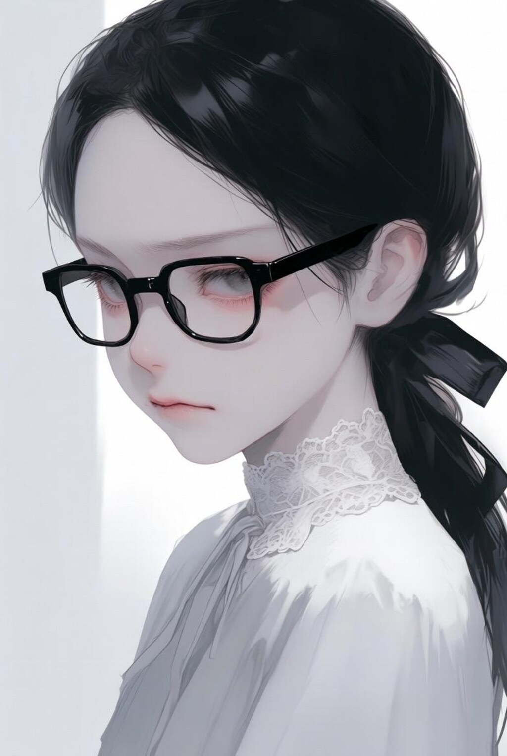 怒っている女の子