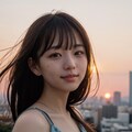夕焼けフェイスショット No.3 5枚目