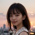 夕焼けフェイスショット No.3 6枚目