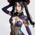 【原神　モナ】コスプレ風イラスト 6枚目