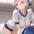 (1207)銀髪ちゃん体操服 4枚目