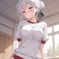 (1207)銀髪ちゃん体操服 3枚目