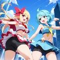 スパッツ魔法少女 2枚目