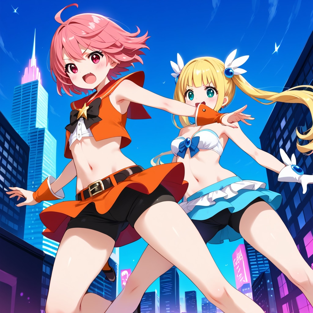 スパッツ魔法少女