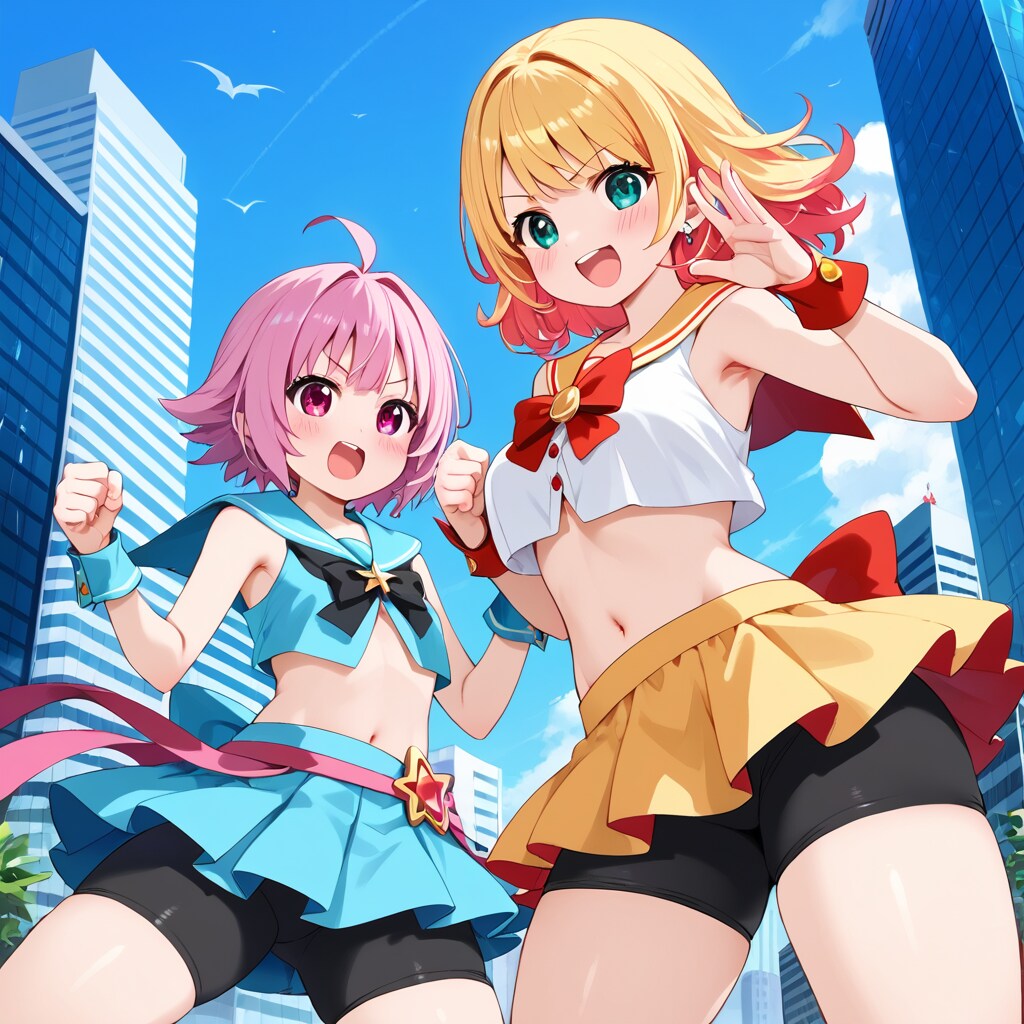 スパッツ魔法少女