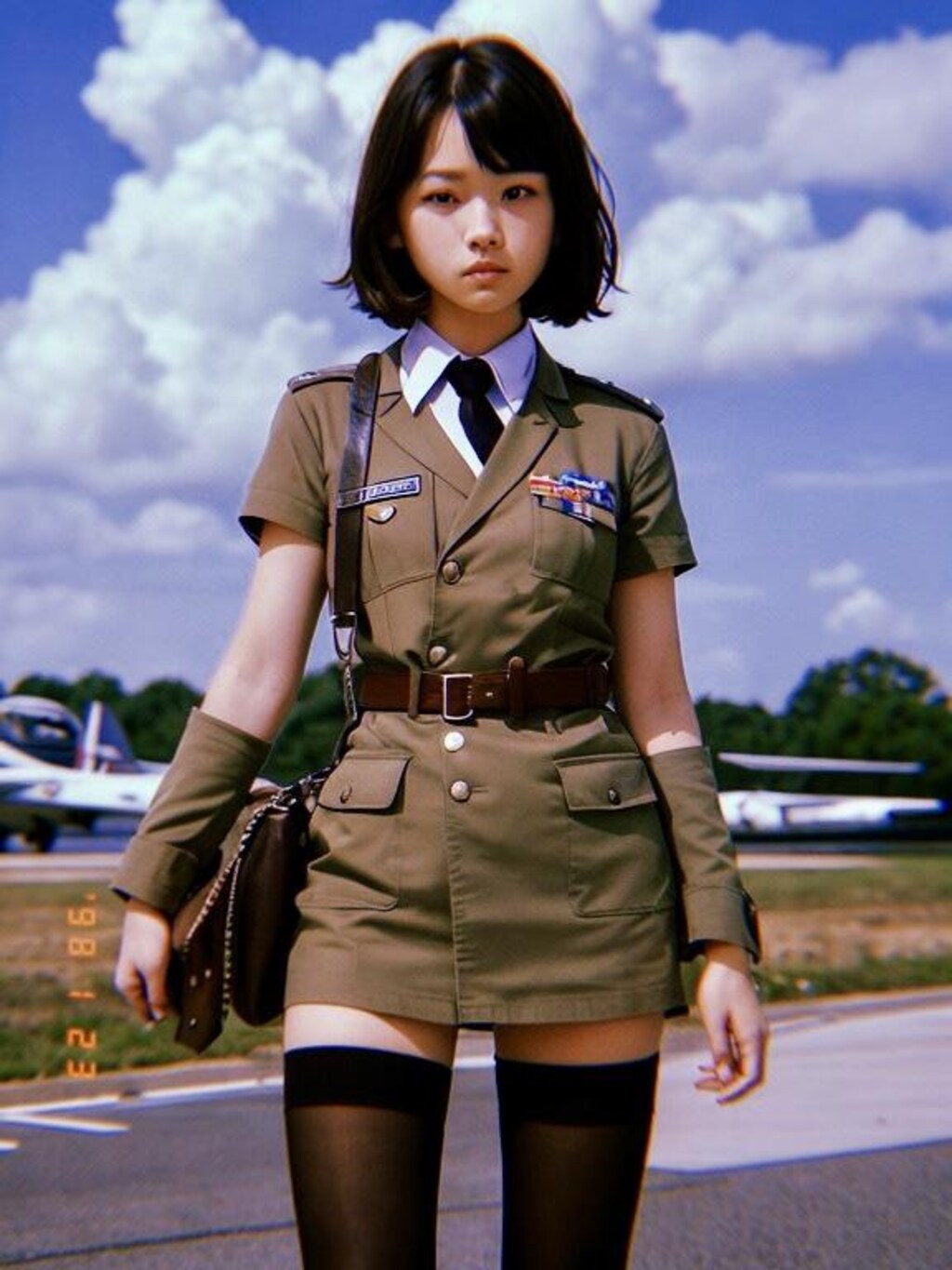 軍服女子