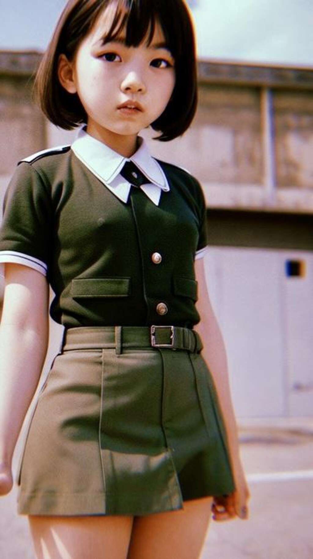 軍服女子