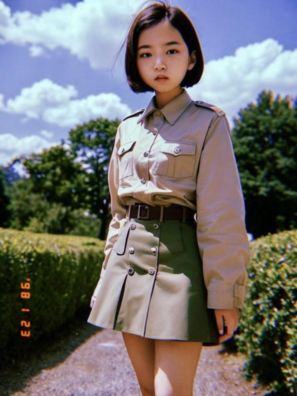 軍服女子