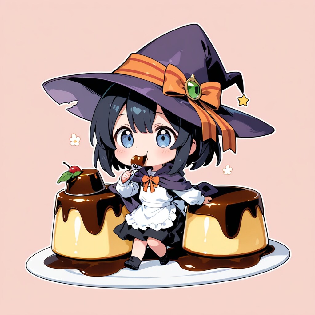 魔女とプリン | の人気AIイラスト・グラビア