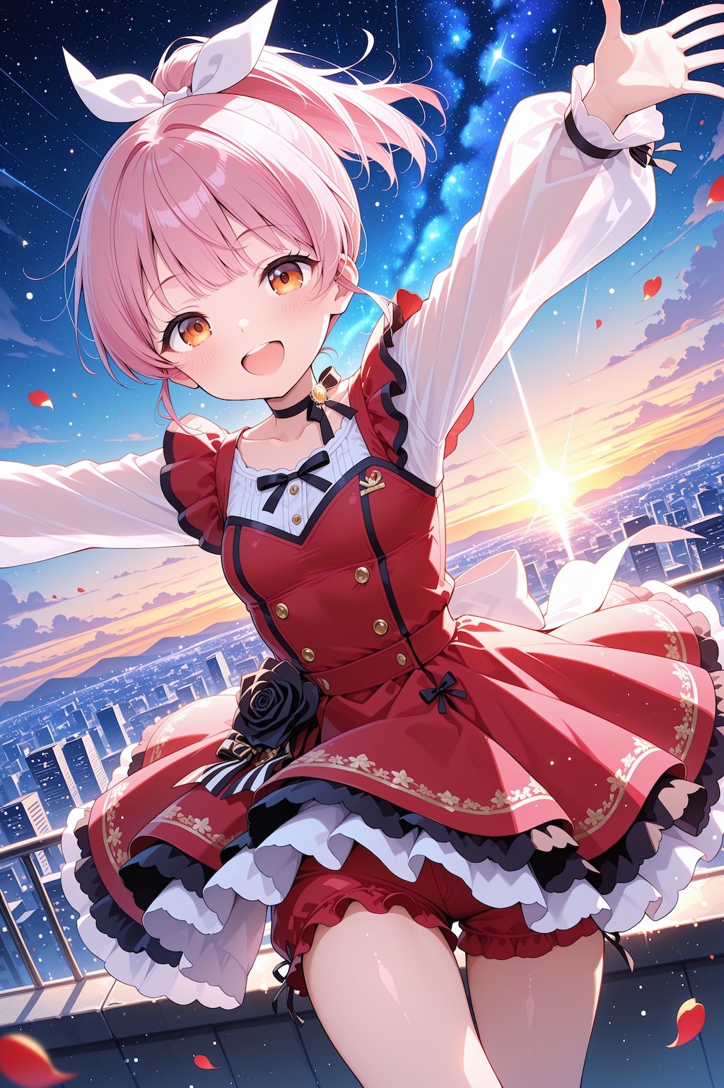 星河に輝く、一瞬の微笑み