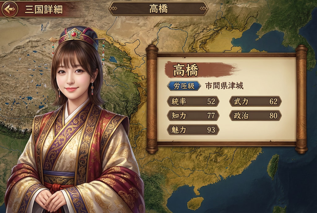 三国志ステ画面風