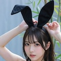 可愛すぎるサスペンダーバニーガール 2枚目