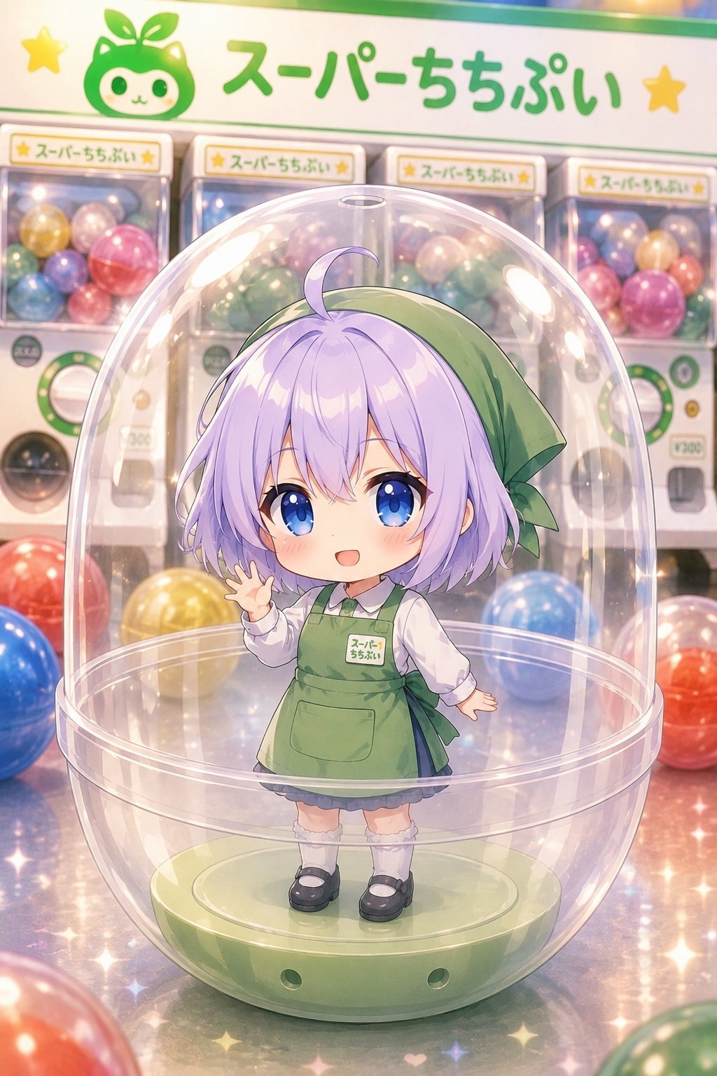 [さいあっぷ]今は居ないけどULモデル　CLAKちゃんをカプセルに入れたよ