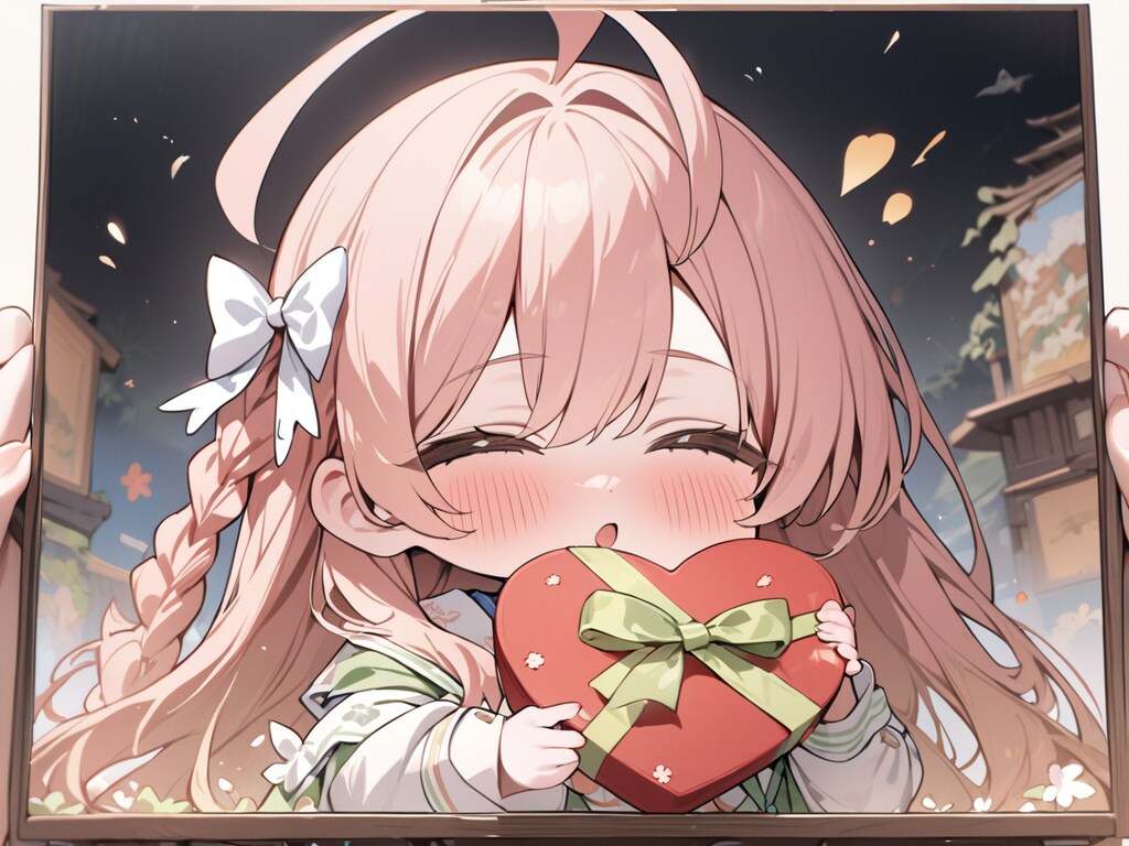 ホワイトデーにお返しなんて捗ります♡【ブルアカ・ちび浦和ハナコ】