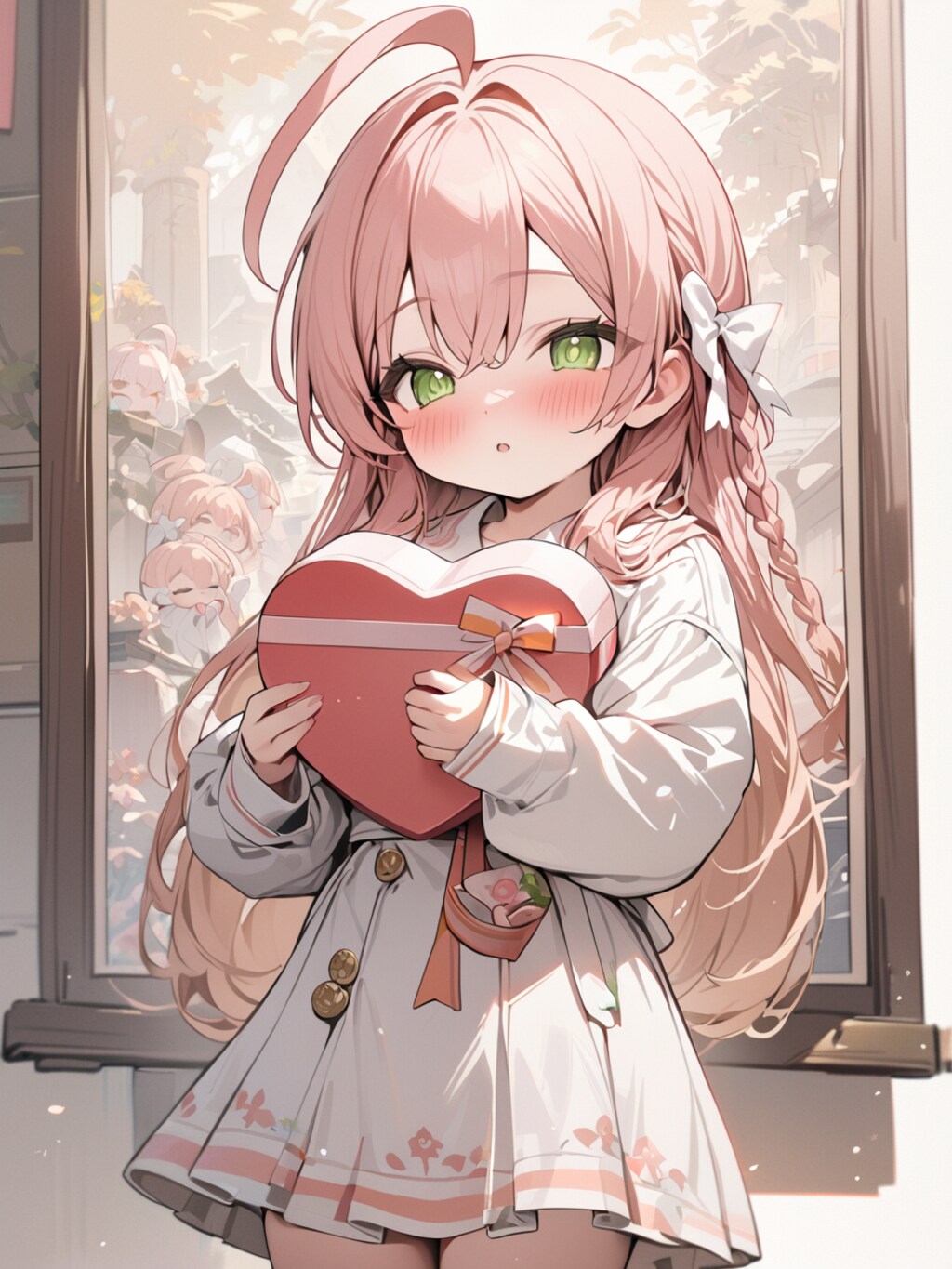 ホワイトデーにお返しなんて捗ります♡【ブルアカ・ちび浦和ハナコ】