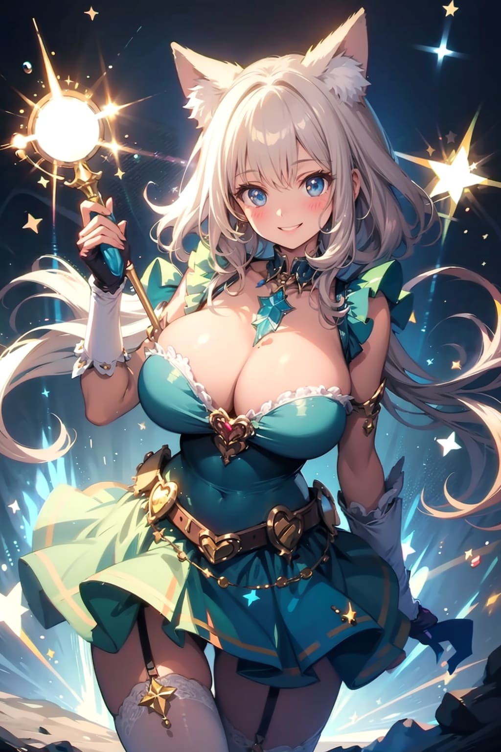 爆乳魔法少女