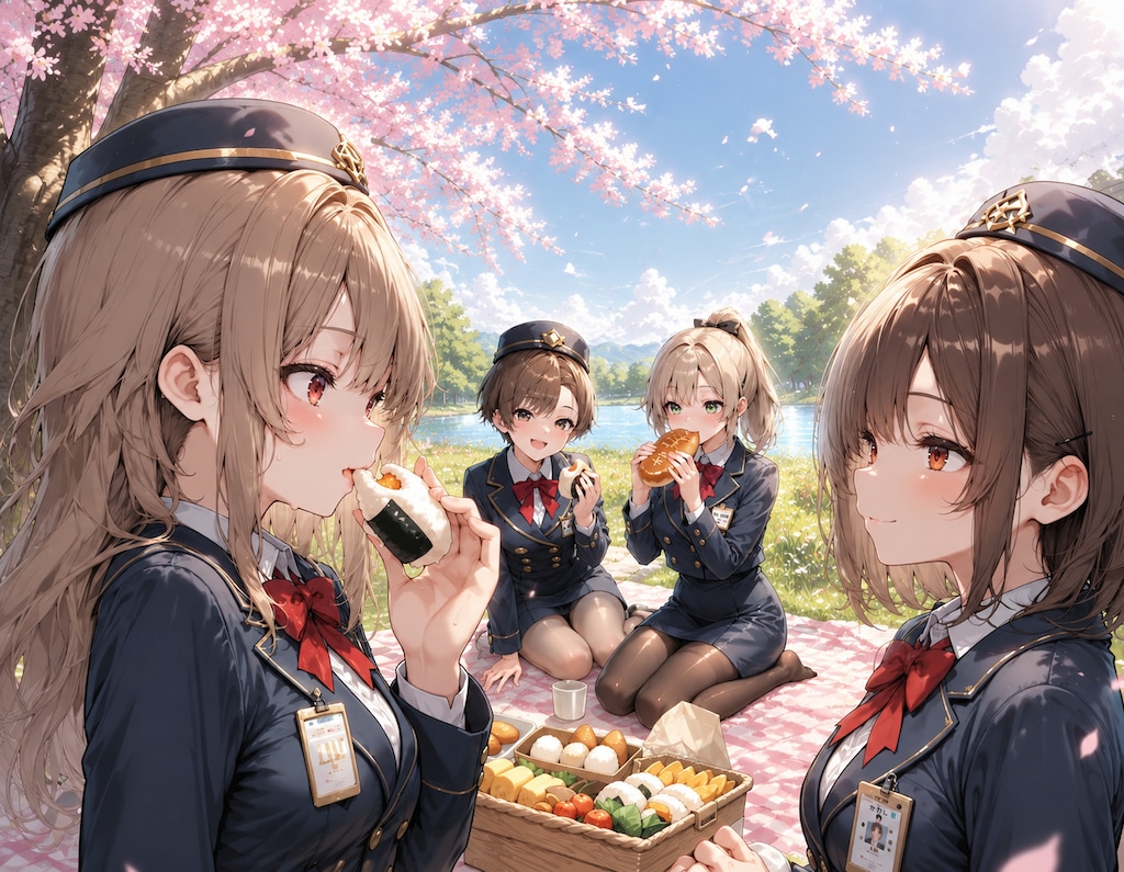 バスガイドたちのピクニック