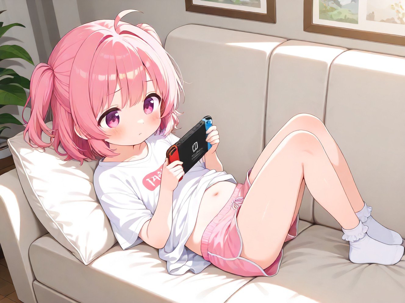 ゲームしてる子