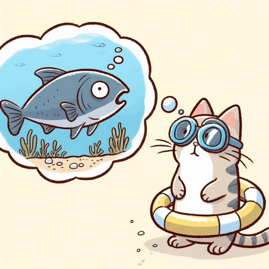 🍣海ではマグロが食べ放題と聞いて