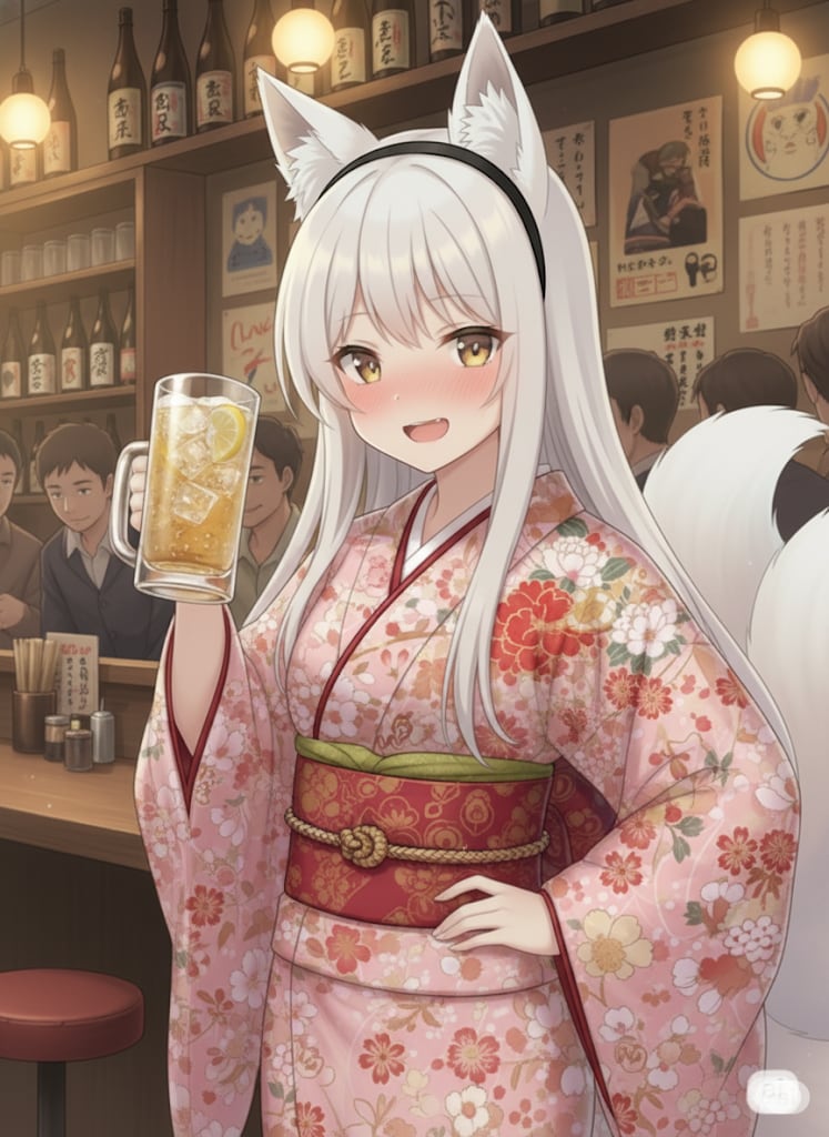 【久遠の美酒巡礼】シュワッと爽快～メガハイボール | の人気AIイラスト・グラビア