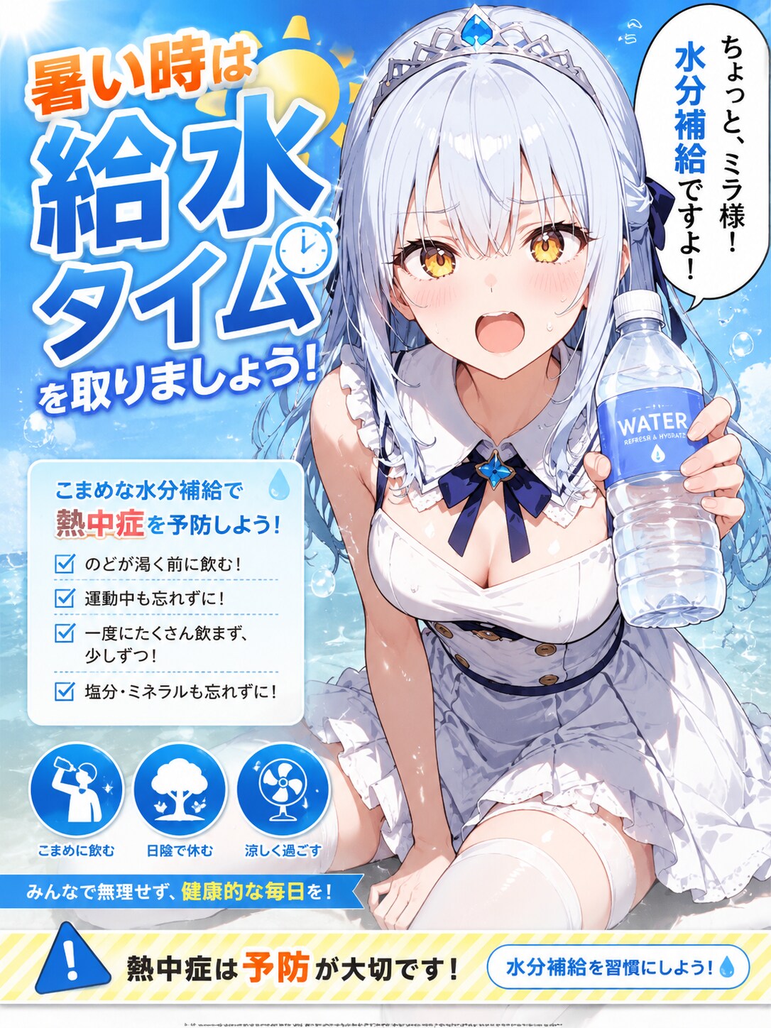 水分とってね❤️