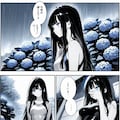 （GRYPHON漫画）梅雨・・紫陽花の咲く頃に出合える幻のハイレグ美少女♪ 2枚目