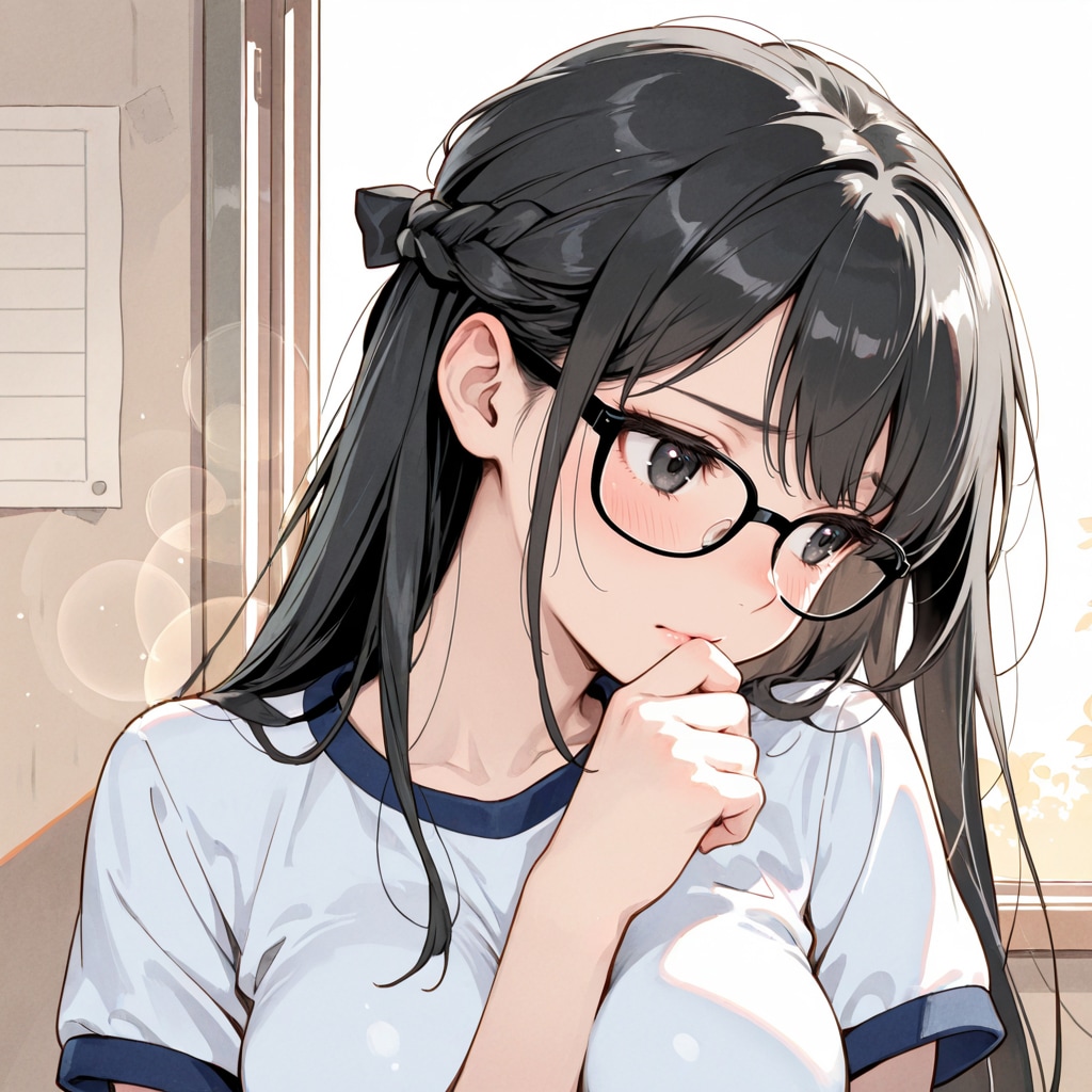 手を口元に当てるポーズが好き