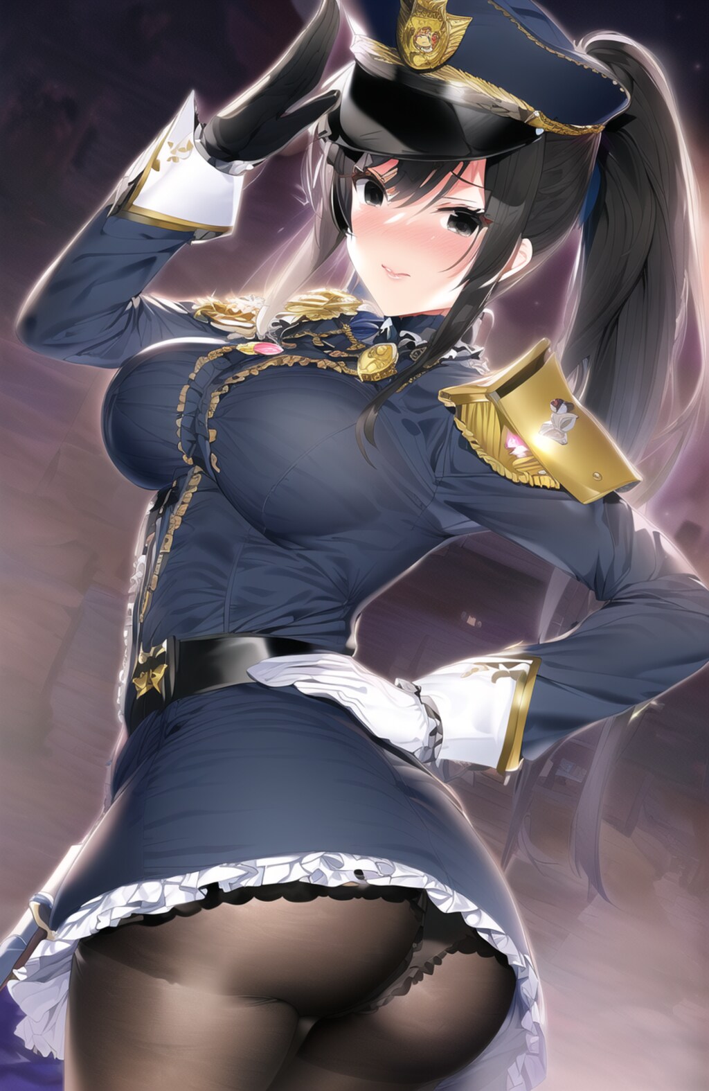 AIに描いてもらった魔法少女？旭の８号