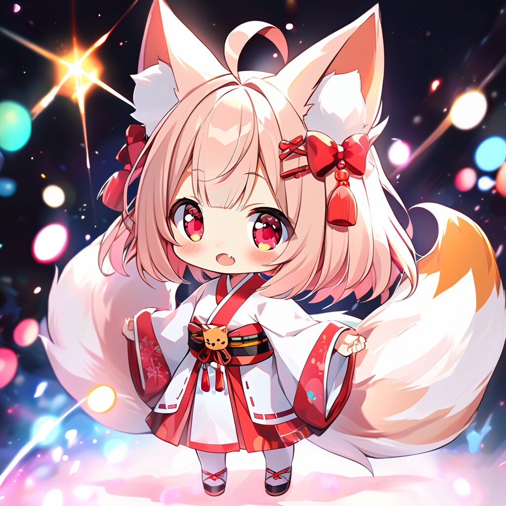 狐巫女 | の人気AIイラスト・グラビア