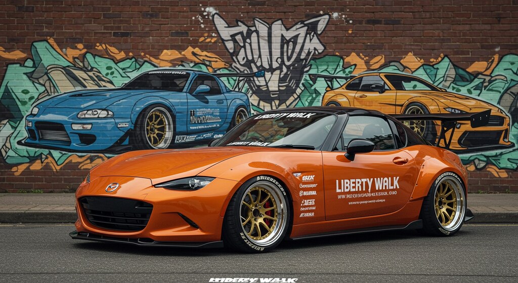 リバティーウォークロードスターのドリ車