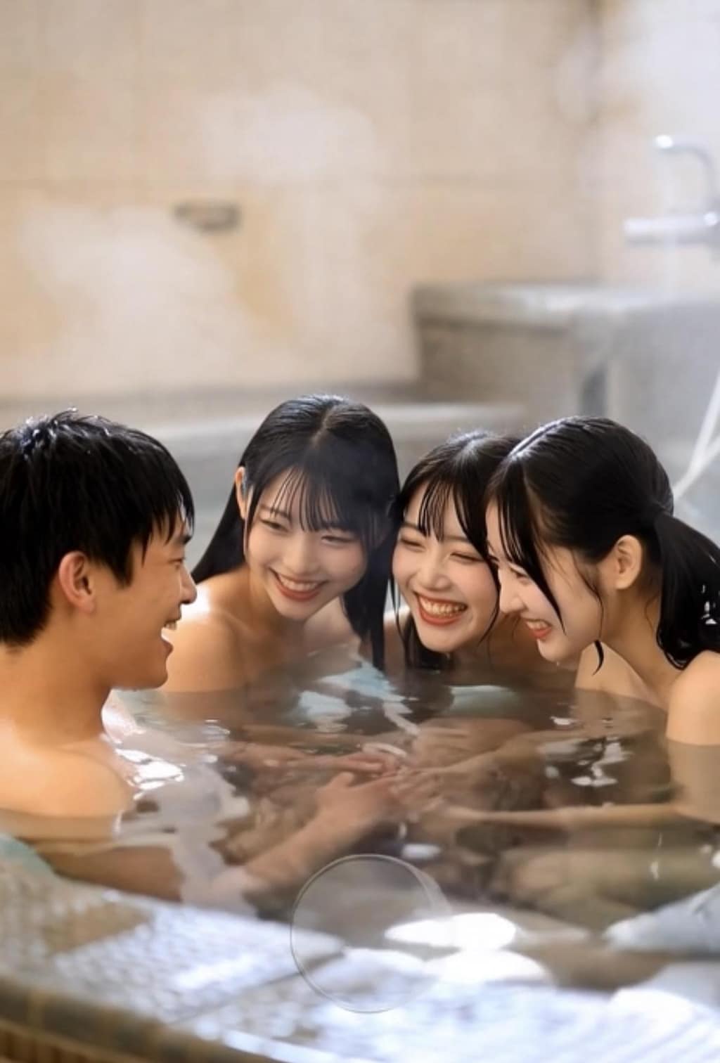 可愛い女子大生とお風呂で②