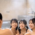 可愛い女子大生とお風呂で② 9枚目