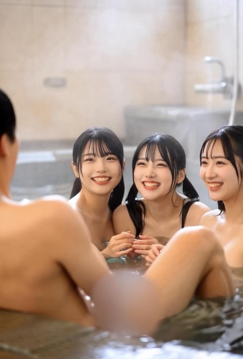 可愛い女子大生とお風呂で②
