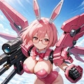 🐰兎甲戦記バニグナー　　　　　　　　　　　　　　　Bunny Armor　Bunigonar　　　　　　　　　　　　　　 兎に跳ねた デッド・ヒートの I love you！ 4枚目