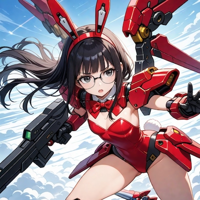 🐰兎甲戦記バニグナー Bunny Armor Bunigonar 兎に跳ねた デッド・ヒートの I love you!